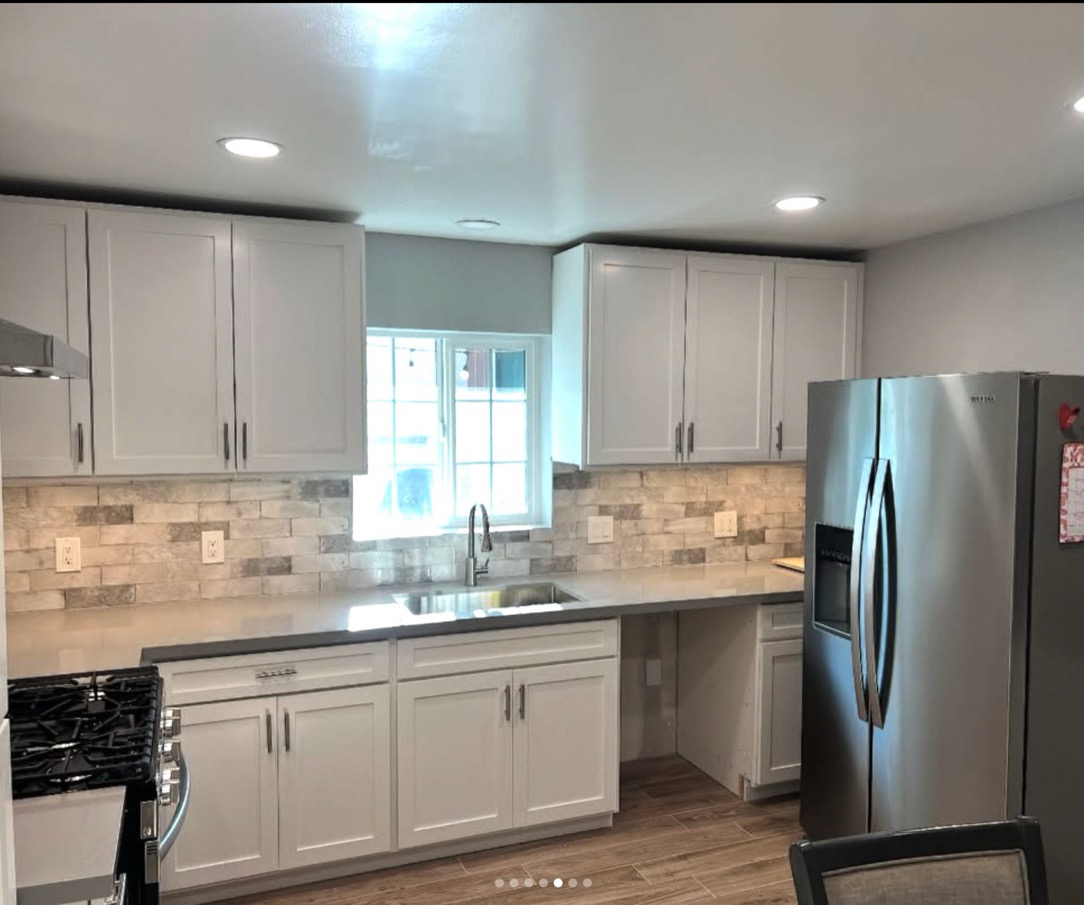 Kitchen recessed lighting design and installation by licensed electrician Central Coast CA