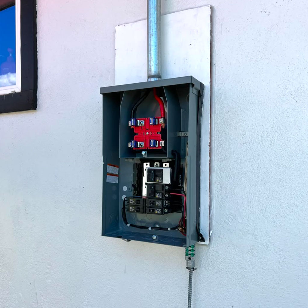 Service panel upgrade with new breakers SLO County