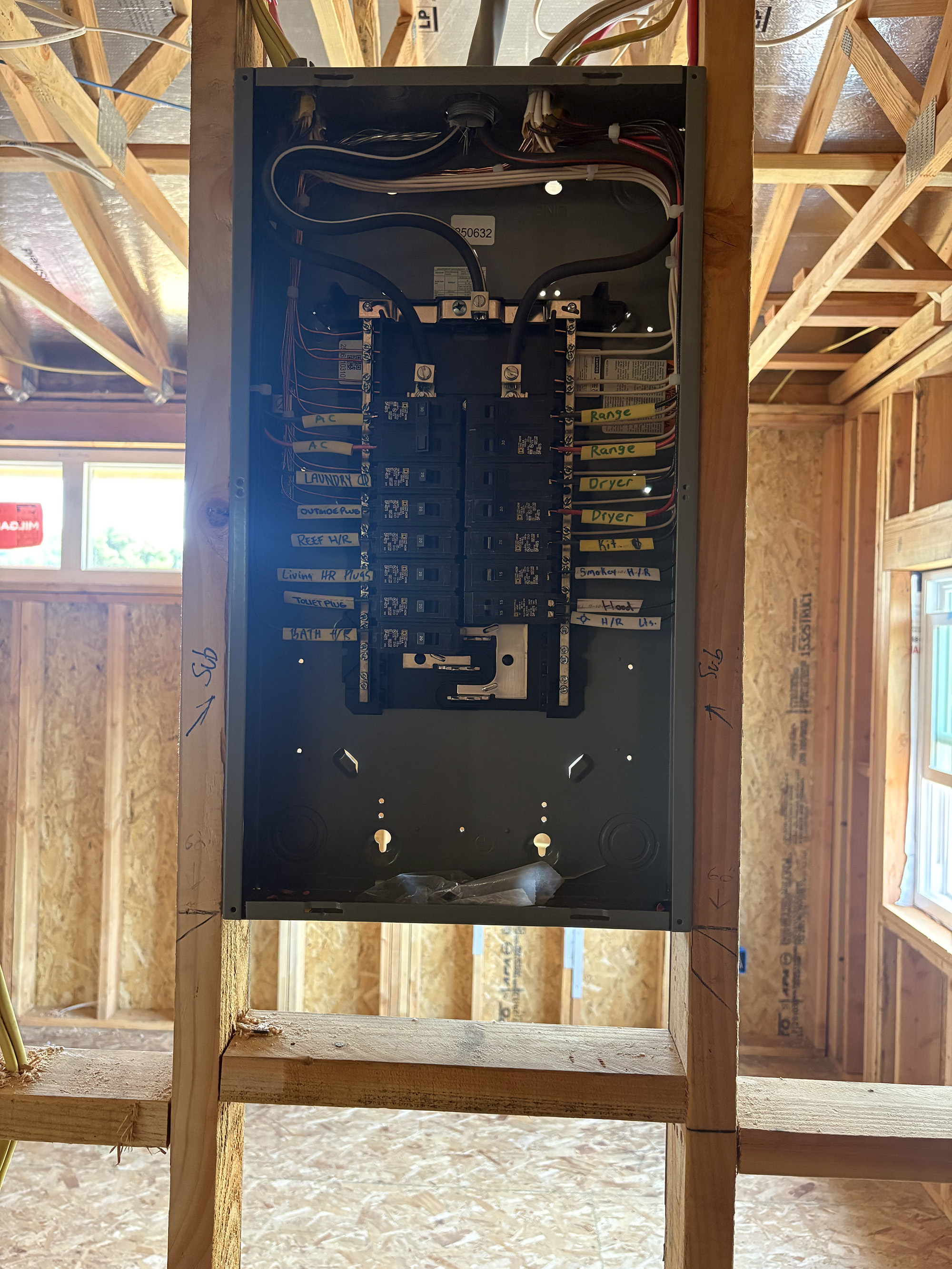 Residential electrical rough-in new construction SLO County CA MAG Electric