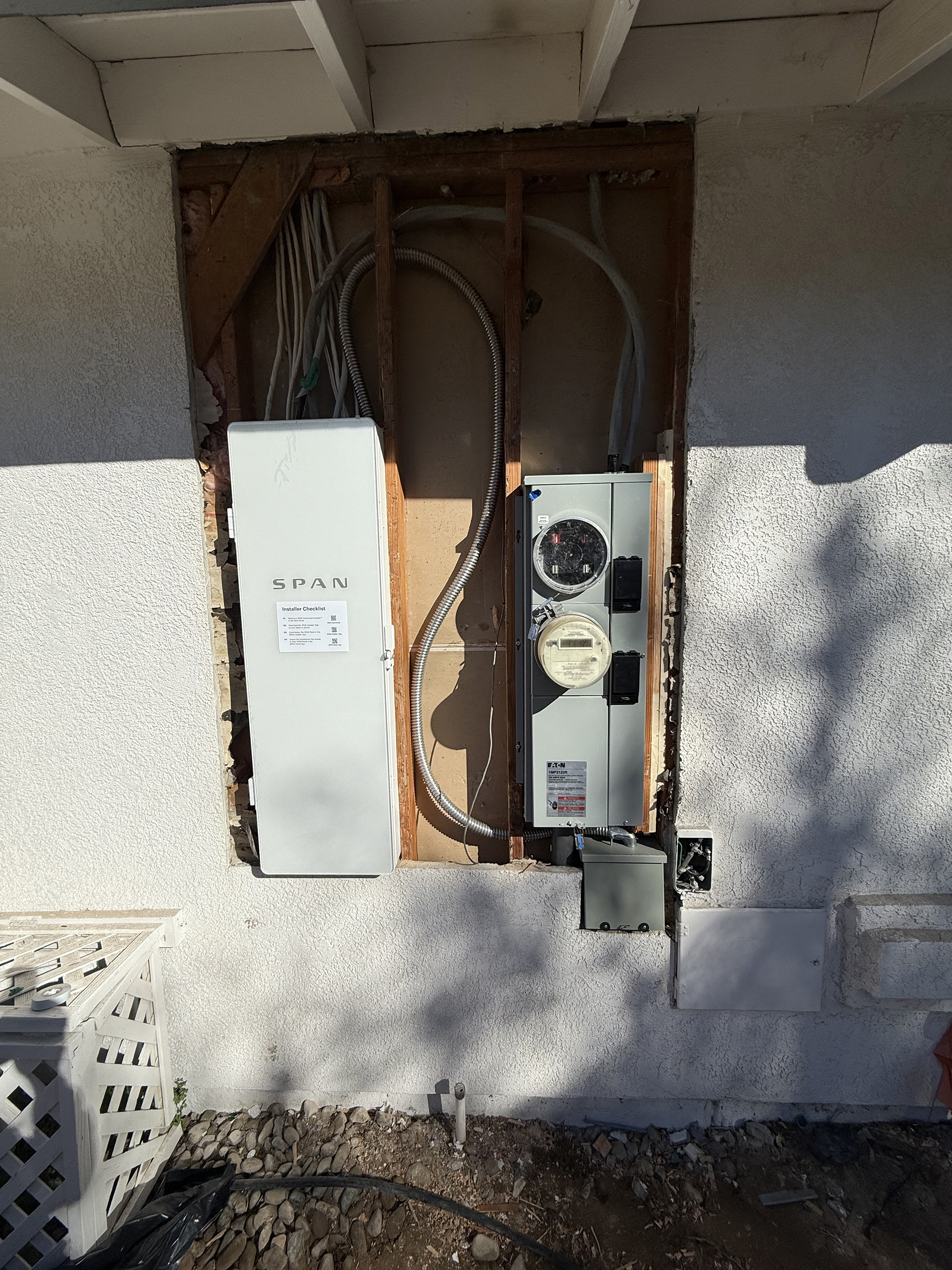 SPAN smart panel meter main upgrade installation SLO County CA MAG Electric authorized installer